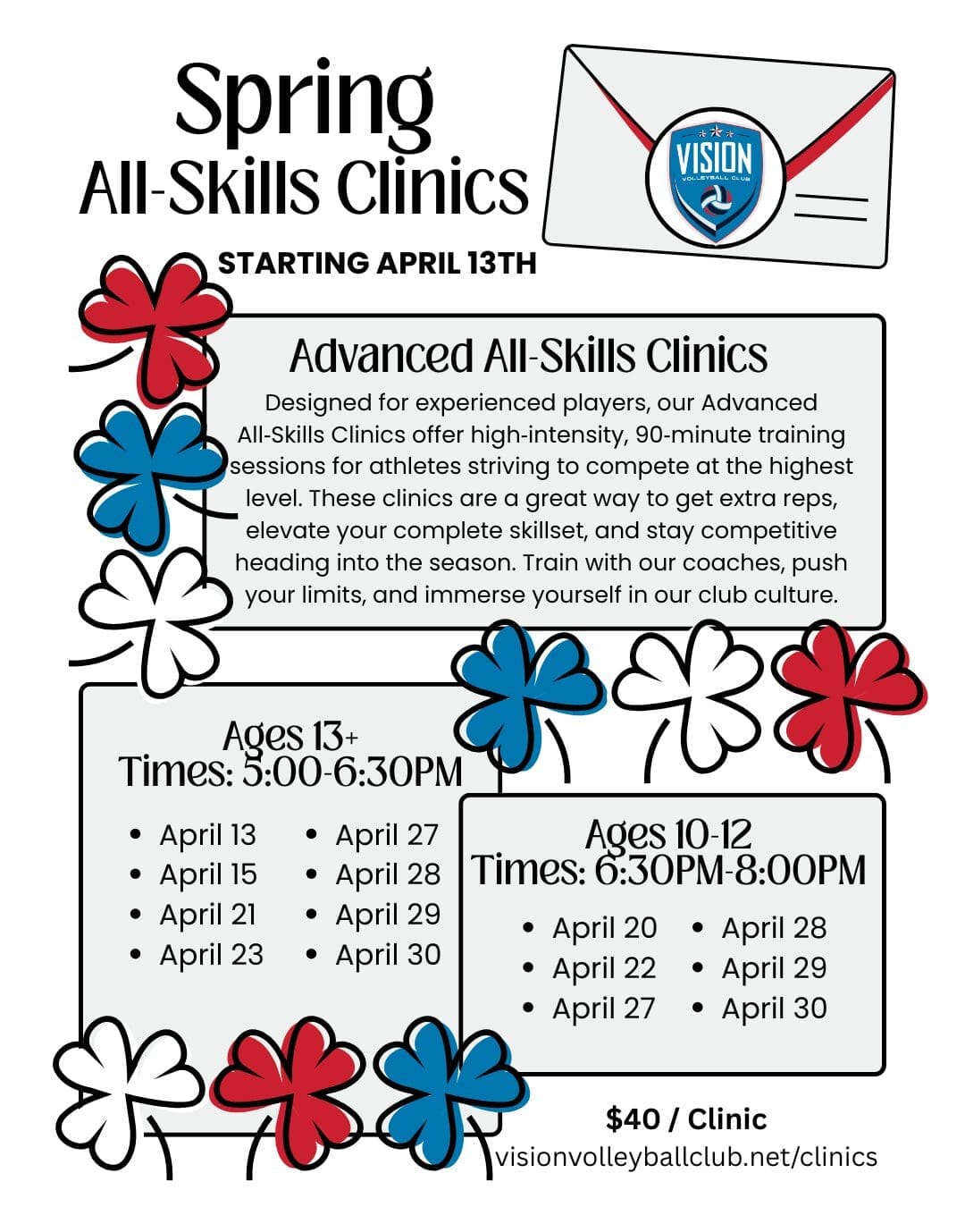Spring 2026 All-Skills Clinics